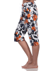 NORMANN Capri Schlafanzughose ¾langMix & Match - 79764 in orange