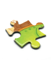Mr. & Mrs. Panda Puzzle Schildkröte  Pommes Design ohne Spruch in Weiß