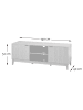 CALICOSY TV-Möbel BOLOGNE in Helles - (W) 140  x (H) 52  x (L) 40  cm