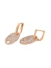 faina Women Huggie Earrings in Rose Gold