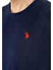U.S. Polo Assn. T-Shirt USNaash – Herren Basic Shirt aus 100 % Baumwolle in Navy-Red
