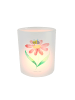 Mr. & Mrs. Panda Windlicht aus Glas Hummel Blume ohne Spruch in Transparent