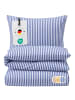 Carpe Sonno Seersucker Bettwäsche in Blau Weiß
