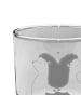 Mr. & Mrs. Panda Scotch Glas Igel händchenhaltend ohne Spruch in Transparent