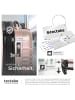 tectake Hartschalenkoffer-Set aus robustem ABS-Kunststoff, 360° drehbar