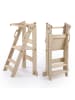 relaxdays Lernturm "Bären" in Natur - (B)46,5 x (H)90 x (T)41 cm