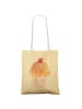 Mr. & Mrs. Panda Tote Bag Cupcake ohne Spruch in Gelb Pastell