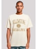 F4NT4STIC Oversize T-Shirt US National Parks Yellowstone Wyoming in sand