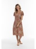 usha FESTIVAL Damen Kleid Mit Paisley-Print in Bordeaux Mehrfarbig