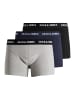 Jack & Jones 3-er Stück Pack Boxershorts Set JACANTHONY in Schwarz-Navy-Grau