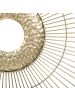 Beliani Wandobjekt MERCURY in Gold - (W) 50 x (H) 50 x (L) 3 cm