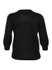 KAFFE curve Strickpullover KCmerida in Black Deep CC.