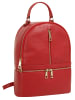 Samantha Look Rucksack echt Leder in rot