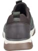 rieker Slipper in moos/pesto/moro/braun