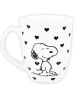 Snoopy The Peanuts Tasse Snoopy - Herzen Kaffeetasse Kaffeebecher 280 ml in Mehrfarbig