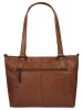 SPIKES & SPARROW Shopper in cognac