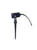 näve LED Solarleuchte "SPOTI" in schwarz - (L)4.1 cm x (B)4.1 cm x (H)24 cm