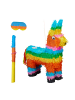 relaxdays 3-tlg. Pinata Set "Esel" in Bunt