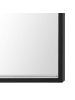 Beliani Wandspiegel BRIGNOLES in Schwarz - (W) 50 x (H) 50 x (L) 4 cm Vertikal