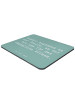 Mr. & Mrs. Panda Mouse Pad Spruch Wunder beginnen mit Spruch in Meeresbrise