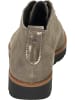 Comfortabel Schnürstiefeletten in taupe