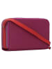 DuDu Umhängetasche Leder 19 cm in fuchsia