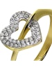 GoldDream 333 Gelbgold - 8 Karat Damen Ringe Herz Fingerring  54 (17,2)