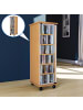VCM  Holz CD DVD Stand Regal Schrank Valenza Glastür in Buche