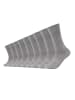 Skechers Socken Unisex 9p Basic Socks Mesh Ventilation in Light Grey Melange 3390