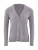 zitha Strickjacke in Grau Melange