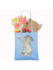 Mr. & Mrs. Panda Shopping Tasche Elefant Biene ohne Spruch in Sky Blue