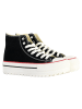Victoria Schnürsenkel Sneakers Montante Schwarz