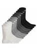 Jack & Jones Socken 12er Pack in Schwarz/Grau