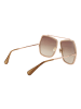 Max Mara Frauen Sonnenbrille Geometrisch Beige