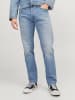 Jack & Jones Regular Jeans Basic Stonewashed Design Denim Hose in Dunkelblau