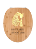 Mr. & Mrs. Panda klo deckel Giraffe Kind mit Spruch in Braun