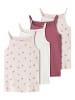 name it 4er-Pack Unterhemden Nkfstrap Trägertop in mauve morn
