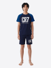 CR7 CRISTIANO RONALDO Pyjama Basic Short&Long in Dunkelblau
