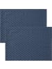 Erwin Müller Jacquard, Baumwollmischung Tischset 2er-Pack Denia in blau