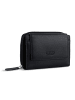 mano Don Andrea Geldbörse RFID Schutz Leder 14 cm in schwarz