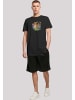 F4NT4STIC Long Cut T-Shirt Long Cut T-Shirt 'Disney Muppets Group Circle' in schwarz