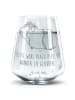 Mr. & Mrs. Panda Trinkglas Meerschweinchen Weisheit mit Spruch in Transparent