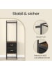 SONGMICS Kleiderschrank Blochic in Vintagebraun - (B)40 x (H)180 x (T)194.2 cm