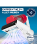 CLEANmaxx CLEANmaxx Milben-Handstaubsauger 400W weiß/rot