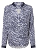 Marie Lund Blusenshirt in weiß  blau