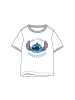 Lilo & Stitch Disney Stitch Kinder Kurzarmshirt Baumwolle weiß Alltagsshirt für in Weiß