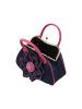 gaya Women Handbag in Fuchsia Denim