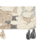 Beliani Kelim MRGAVET in Bunt/Beige/Grau - (W) 200 x (H) 1 x (L) 300 cm