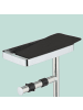 relaxdays WC-Garnitur in Silber/ Schwarz - (B)22 x (H)75 x (T)20 cm