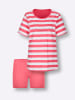 Comtessa Shorty in koralle-ecru-gestreift